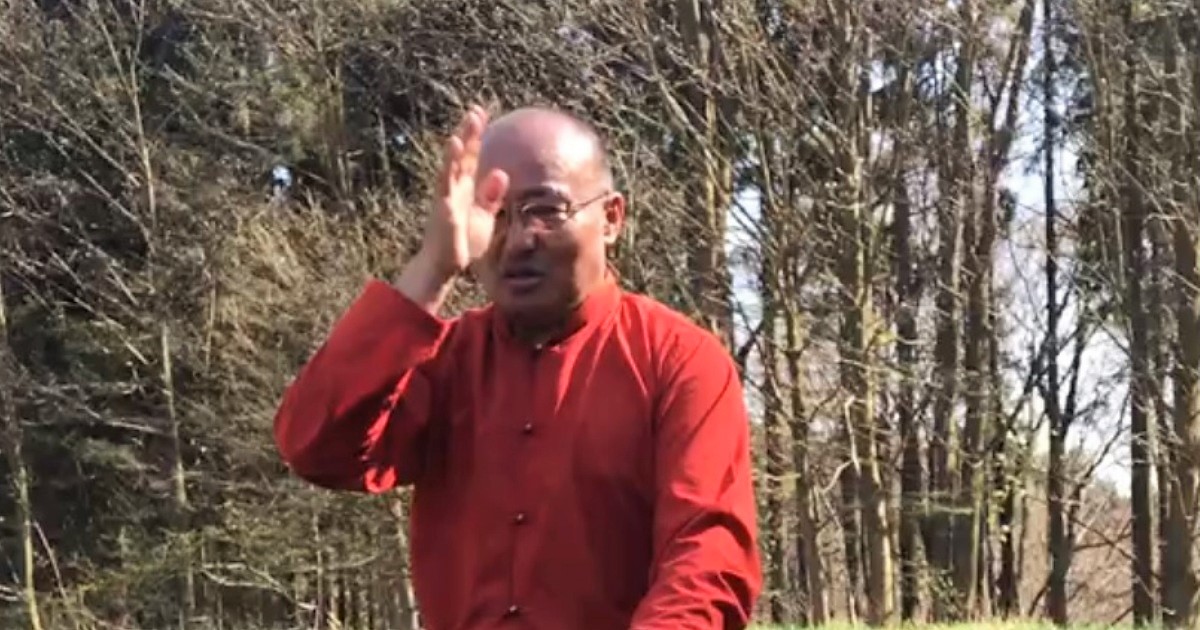 Lhalung Sungtrul Rinpocze pobłogosławił ziemię pod Ośrodek – 18 kwietnia 2018r.